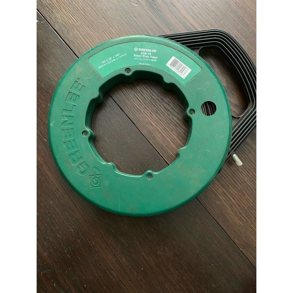 Greenlee 438-10 Steel Fish Tape 100ft